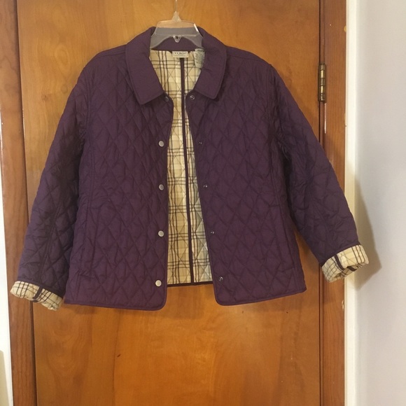 Talbots Jackets & Blazers - NWOT🔥Talbots” Quilted Purple Jacket